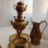 سماور ذغالی برنجی