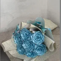 انواع دسته گل روبانی اماده