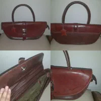 کیف چرم طبیعی قهوه ای مجلسی