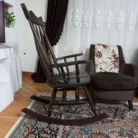 مبل ۷نفره به همراه میز جلو مبلی و یک صندلی راک|مبلمان خانگی و میز عسلی|رشت, آزادگان|دیوار