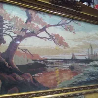 تابلو دست بافت|تابلو فرش|رودهن, |دیوار