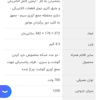 چرخ گوشت|خردکن، آسیاب، غذاساز|کلاله, |دیوار