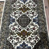 فرس قالیچه زرونیم ونخ کروک وگل ابریشم