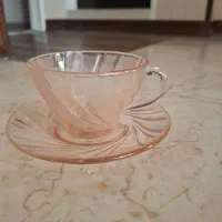 دورالکس صورتی و نیم لیوان ژاپنی و جام