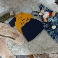 ۳ عددلباس پسرانه نو یکبار پوشیده شد