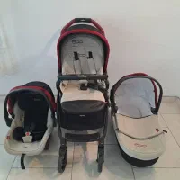 کالسکه peg perego و تخت پارک garco|کالسکه و لوازم جانبی|تهران, فردوس|دیوار