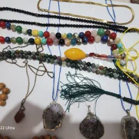 کردنبند و تسبیح و دستبند و زنجیر سنگ اصل|جواهرات|رشت, دیلمان|دیوار
