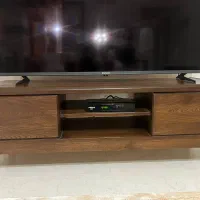 میز تلویزیون تمام چوب-در حد نو