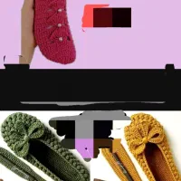 پاپوش های بافتنی فانتزی|لباس|مراغه, |دیوار