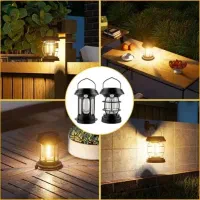 چراغ فانوسی بسیار زیبا قابل شارژ با نور و کابل