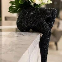 گلدان فول نگین لیدی