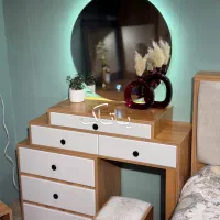 سرویس خواب دونفره روکو تمام mdf|تخت و سرویس خواب|تهران, شهرک ولیعصر جنوبی|دیوار