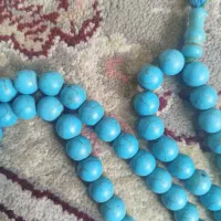 تسبیح فیروزه 101دونه سنگی وزن حدود نیم کیلو