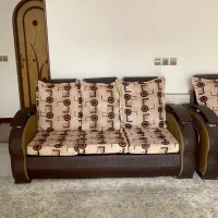 مبل راحتی ۹ نفره + همراه میزعسلی ام دی اف درجه یک