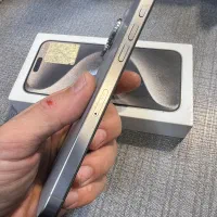 iPhone 15 pro max 256 ZAA natural titanium|موبایل|رامسر, |دیوار