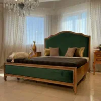 سرویس خواب کویین فرانسوی چوب راش|تخت و سرویس خواب|کرمانشاه, |دیوار