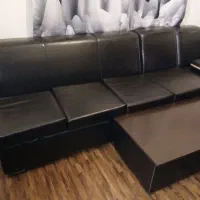 مبل ۷نفره چرم|مبلمان خانگی و میز عسلی|قم, پردیسان|دیوار