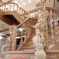 پله چوبی پله گرد پله دوبلکس|خدمات پیشه و مهارت|پردیس, سیاه سنگ|دیوار