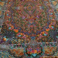 فرش ابریشم دلداری