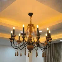 لوستر چوبی / تولیدی/ Rustic|لوستر و چراغ آویز|تهران, مسگرآباد|دیوار
