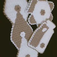 ست بافتنی حمام عروس|لوازم حمام|خواف, |دیوار