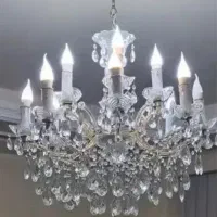 لوستر کریستالی ۱۲شعله ۳عدد