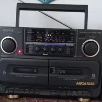 رادیو ضبط سونی اصلی قدیمی .
