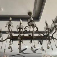 لوستر برنج و برنز کریستال اصل شرکتی نورسازان