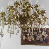 لوستر برنز|لوستر و چراغ آویز|ملایر, |دیوار