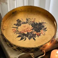 سینی دکوراتیو پتینه