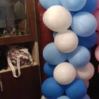 ریسه بادکنک تولد آبی