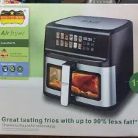 سرخکن ۲ المنت ۱۱ لیترداخل استیل رومانتیک بدون روغن