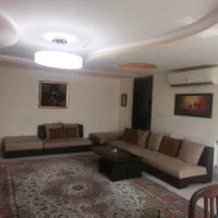 مبل چرم و پارچه هشت نفره