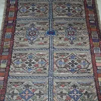 گلیم دست بافت طرح خشتی|فرش|مشهد, سرافرازان|دیوار