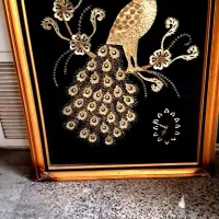 تابلو دست بافت ملیله دوزی سرمه