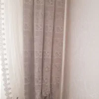 دو عدد شال پرده یک ماه خریدم کاملا نو