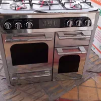 اجاق گاز طرح فر استیل اکبند