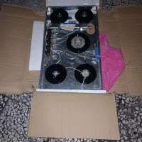 گاز رو میزی  استفاده نشده موقع نصب شیشه شکست