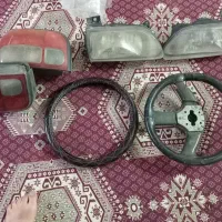 یک جفت چراغ جلو و عقب فرمان و روکش