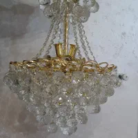 ۲ عدد لوستر کریستال|لوستر و چراغ آویز|کرمانشاه, |دیوار