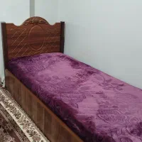 تخت خواب یک نفره|تخت و سرویس خواب|فولادشهر, مسکن مهر فولادشهر|دیوار