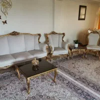 مبل پذیرایی استیل بامیز غذا خوری ۶نفره|میز و صندلی غذاخوری|تهران, امام زاده عبدالله|دیوار