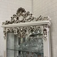 سرویس مبل ومیز غذا خوری و ویترین در حد نو|مبلمان خانگی و میز عسلی|قم, لسانی|دیوار