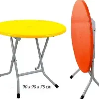 میز پلاستیکی پایه فلزی تاشو کد ۹۰۰۰