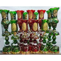 چراغ لاله شمعدان مذهبی مزین بنام مبارک یافاطمه(س)|صنایع دستی و سایر لوازم تزئینی|مشهد, جنت|دیوار