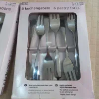 قاشق و چنگال دسر آلمانی|ظروف سرو و پذیرایی|شیراز, رازی|دیوار