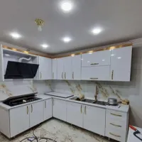 کابینت ام دی اف سفید طلایی|مصالح و تجهیزات ساختمان|رشت, جانبازان|دیوار