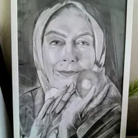 تبدیل عکس به تابلوی جذاب نقاشی چهره|تابلو، نقاشی، عکس|کرج, درختی|دیوار