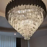 لوستر قطر ۸۰ سانت طرح اسپانیایی|لوستر و چراغ آویز|کرج, عظیمیه|دیوار