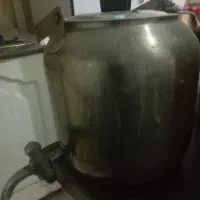 کتری شیر دار استیل